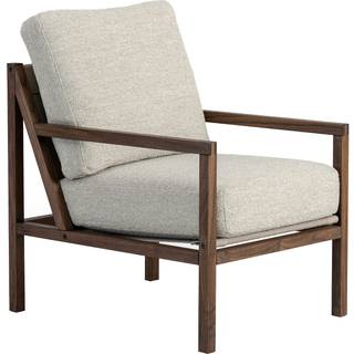 Jonas Ihreborn Seventy Five Wood Lænestol Valnød / - Lænestole Bouclé Sand - SEFFVL-BAR2