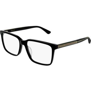 Gucci Mand GG0385OA 001 Optiske stel Acetat Sort Firkantet