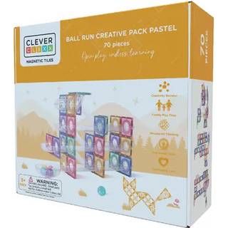 Cleverclixx | Pastel kuglebane, 70 stk