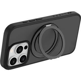 Lippa MagSafe 360 roterende iPhone 16 Pro Cover, Sort
