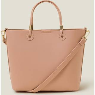 Accessorize Accessorize Pink Smooth Faux Leather Handbag