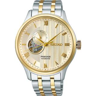 Seiko SSA464J1 Presage Herren-Automatikuhr Japanese Garden Bicolor