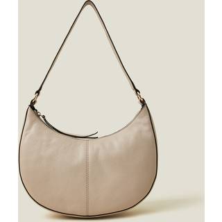Accessorize Accessorize Nude Leather Scoop Shoulder Bag