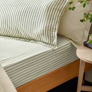 Yard Yard Forest Hebden Striped 100% Cotton Fitted Sheet