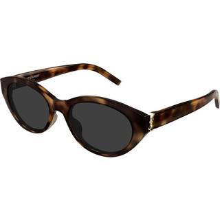 SAINT LAURENT Kvinde SAINT LAURENT SL M148 003 Solbriller Acetat Havana Grå Rund