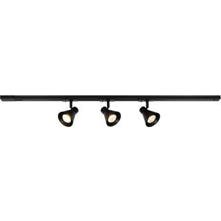 Nordlux Eik link 3-kit + 1m track light black spotskinne