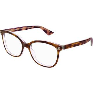 Gucci Kvinde Gucci GG1816O 004 Optiske stel Acetat Havana Transparent Firkantet