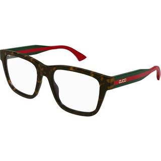 Gucci Mand Gucci GG1870O 006 Optiske stel Acetat Havana Transparent Firkantet
