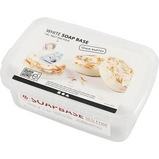 Sæbemasse med shea 1 kg - hvid