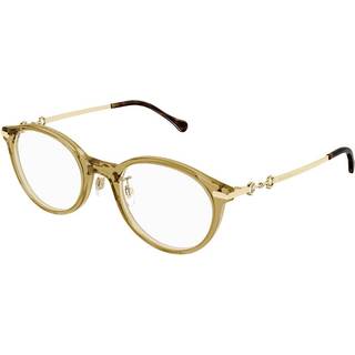 Gucci Kvinde GG1904OJ 003 Optiske stel Acetat Gul Transparent Rund