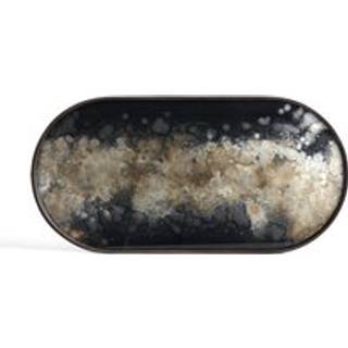 Ethnicraft, Organic glasbakke oval M sort