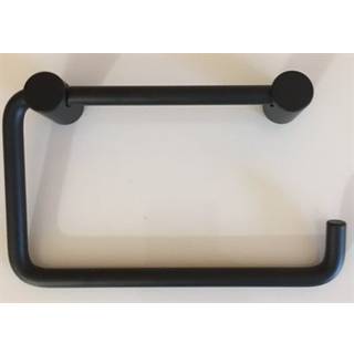 Vola T12-BP - 27 toiletrulleholder uden bagplade - mat sort