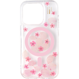 iPhone 15 Pro iDeal Of Sweden Clear Case - MagSafe Kompatibel - Cherry Blossom