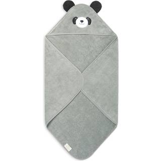 Mori MORI Grey Panda Hooded Baby Towel