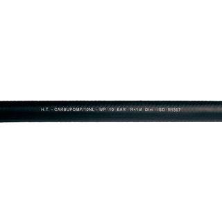 Olieslange / brændstofslange / sugeslange Hoses Technology CARBUPOMP/10NL, ISO R1307, gummi med forstærkning, 13 mm (1/2"), 10 meter, sort