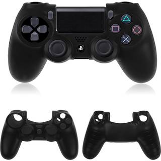 2x Silikone Cover til Playstation 4 PS4 Control - Sort