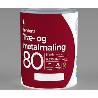 Tendens træ- og metalmaling blank 80 0.675 liter (På lager i varehus)
