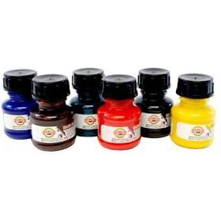 Koh-i-Noor 014173000000 6 x 20 g s?t farvet tegning bl?k