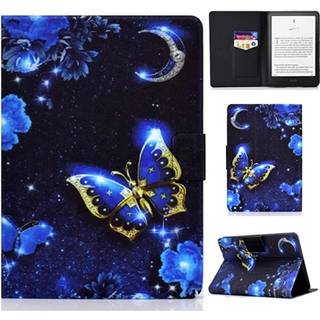 Amazon Kindle Paperwhite (2024) Smart Folio Taske - Blå Sommerfugl