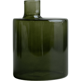 Dbkd Pipe Vase 14 Cm - Vaser Glas Grøn - 20221402G