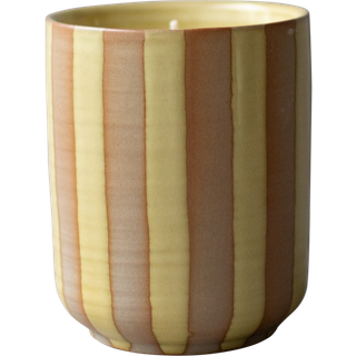 DBKD Burn duftlys 60 h Stripe yellow