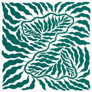 Fine Little Day Green plakat 70x70 cm
