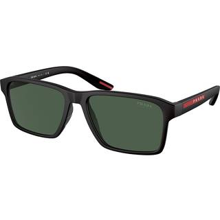 Prada Linea Rossa PS 05YSF Asian Fit DG006U 58 Solbriller Mænd Black - Black Rubber - 58mm