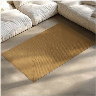 Flettet gulvtæppe Raya i jute-look, til indendørs og udendørs - 80 x 150 cm