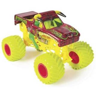 Monster Jam officiell El Toro Loco Monster Truck Collector Die-Cast Vehicle 1:24 Skala barnleksaker för pojkar och flickor i åldrarna 3 och uppåt