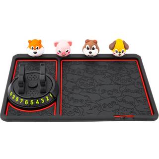 Anti-Slip Mobilholder til Bil med Dyrefigurer - Instrumentbræt - Sort