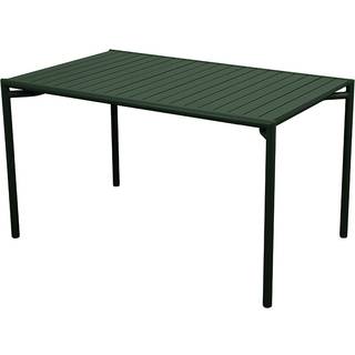 Cane-Line - Bliss spisebord rekt. Dark green, aluminium