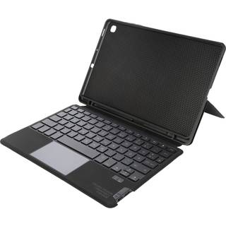 Samsung Tucano F-TUCBCKTABS6L - keyboard and folio case (book cover) - with trackpad - QWERTZ - black Input Device - Tastatur & Folio sæt - Sort