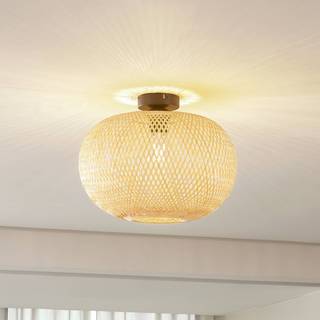 Lindby - Kessia Loftlampe Ø40 Bambus