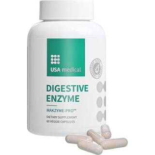 USA Medical - Digestive Enzyme 60 kapsler