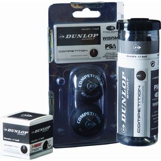 Dunlop Sports Competition Squash Ball - 3 Ball Tube