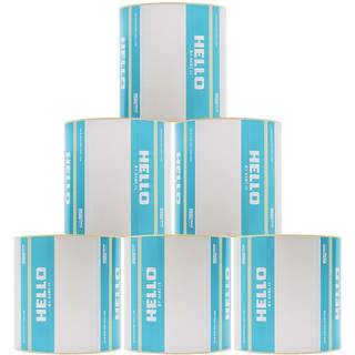 Montana Sticker "Hello my name is" 500-Pak