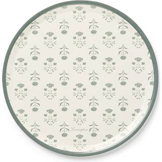 Lexington Floral Bakke Ø38 Cm - Bakker Laminat Hvid - 12518001-8550-ONE