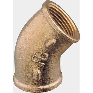 Guidi bøjning 45º indv./indv. gevind, bronze 2 "