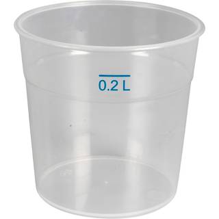Gastro flergangsdrikkeglas PP 7,5cm Ø8cm 20 cl klar