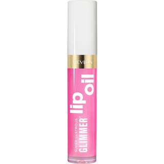 Revlon Super Lustrous Glimmer Lip Oil Moisturizing Tinted Lip Makeup Shiny Finish lavet med nærende olier og antioxidanter 003 Glow Mama 0,13 fl