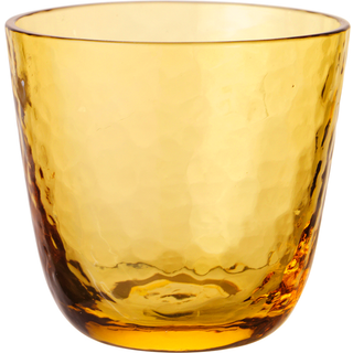 Broste Copenhagen Hammered tumbler 15 cl Amber