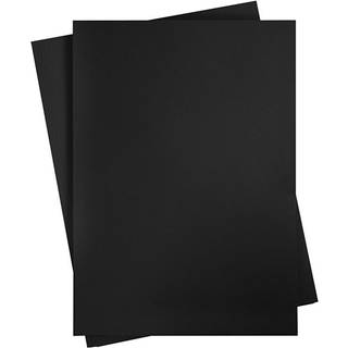 Sort Karton 50x70 cm, 270 g - 10 ark pr. pakke