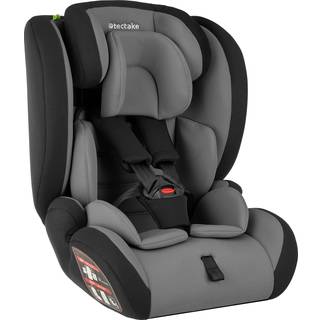 Autostol Sophie med sidekollisionsbeskyttelse - mørkegrå/sort