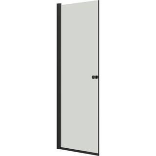 Scanbad Match A svingdør 77-79x200 cm, sort/klart glas AS81-03