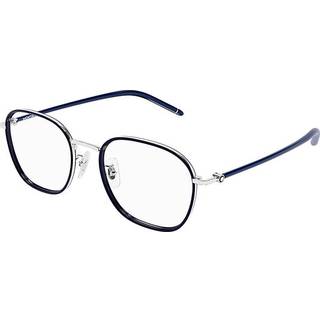 Montblanc Mand Montblanc MB0368OA 004 Optiske stel Metal Sølv Transparent Firkantet