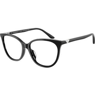 Emporio Armani Kvinde EA3249U 5017 Optiske stel Acetat Sort Transparent Cat Eye Normal