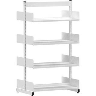 Kontorreol, hvid tosidig grundsektion 1600x900x300 mm