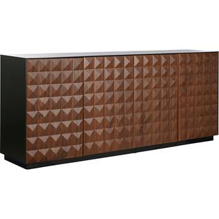 Skænk Home ESPRIT Brun Sort Træ MDF 188,4 X 42,1 X 80,6 cm