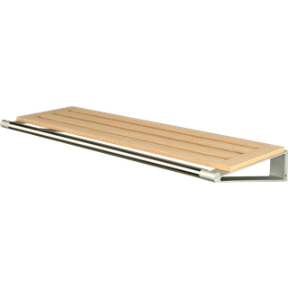 Knax hatte og skohylde 27x40cm med bøjlestang eg sæbe