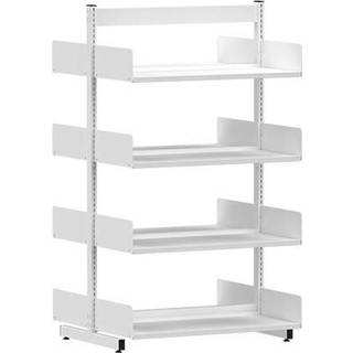 Kontorreol, hvid tosidig grundsektion 1600x900x400 mm